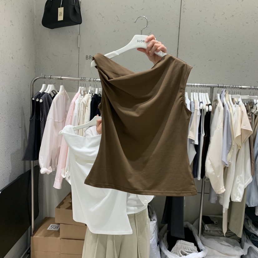 BRONZE韓國東大門代購女裝新品人氣熱賣26夏季職業吊帶背心BRONZE吊帶/背心圖色3