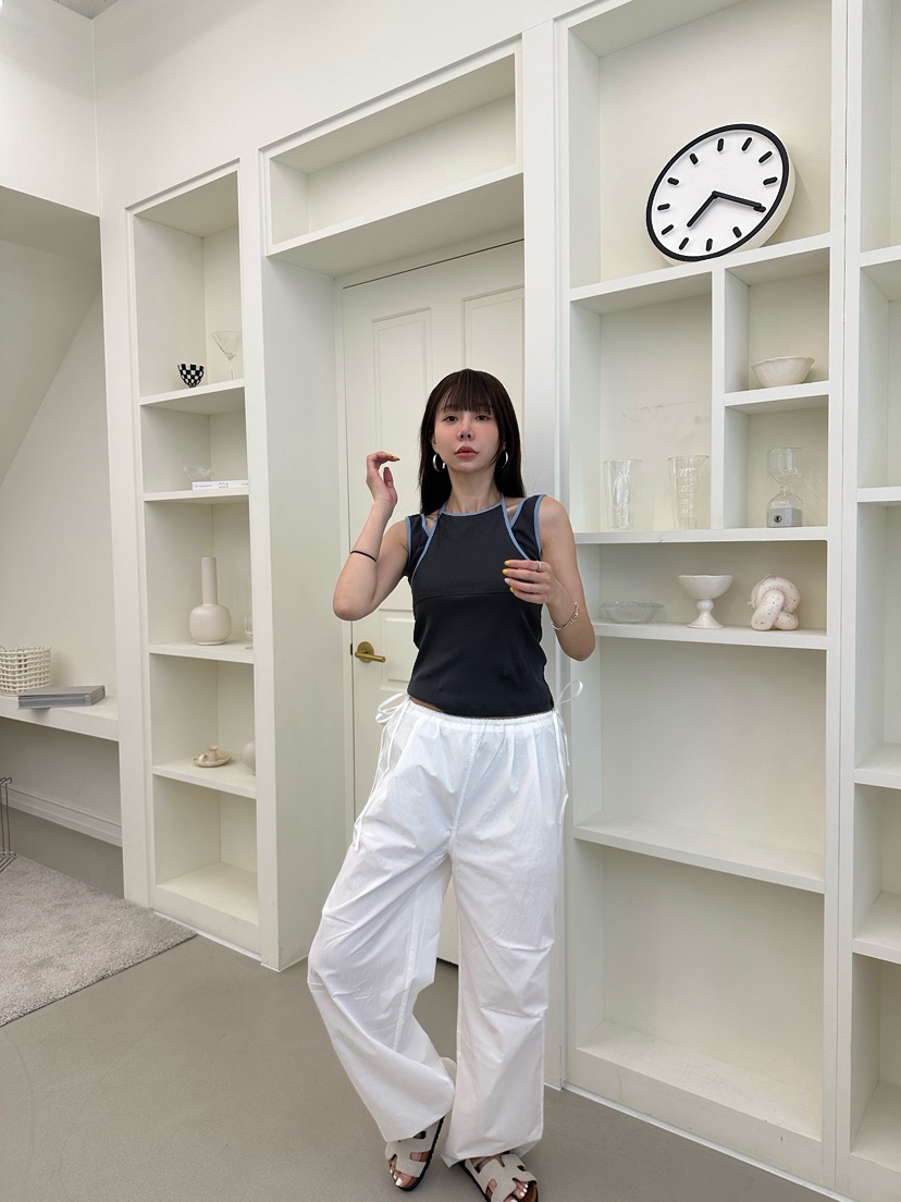 LUMIPLE韓國直郵女裝新款26春夏休閑職業吊帶背心假兩件雙面LUMIPLE吊帶/背心