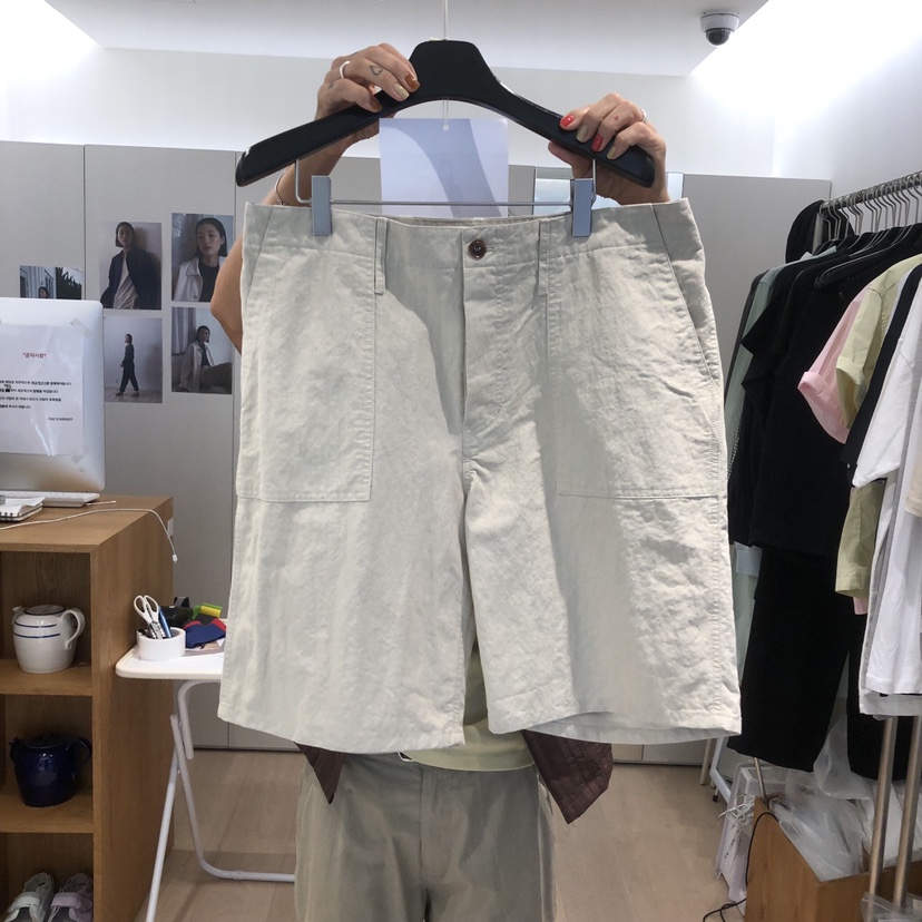THE STARDUST韓國直郵女裝新款職業熱賣26夏季休閑短褲系帶THE STARDUST短褲圖色2