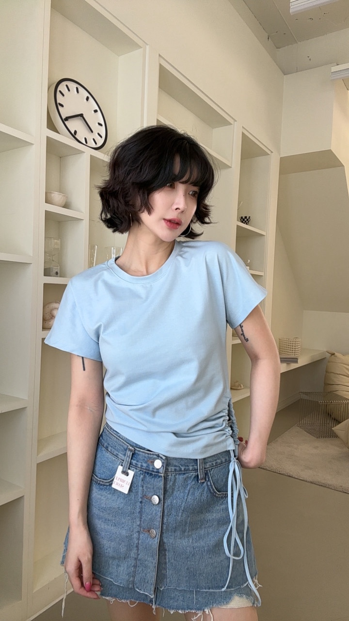 LUMIPLE東大門實拍韓國女士新品熱賣時尚推薦26夏季人氣T恤LUMIPLET恤