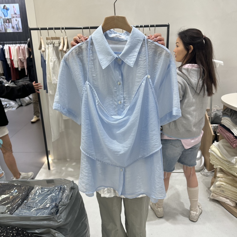 AURA韓國直郵女裝新品推薦職業休閑時尚熱賣26春夏套裝套裝Au ra套裝圖色1