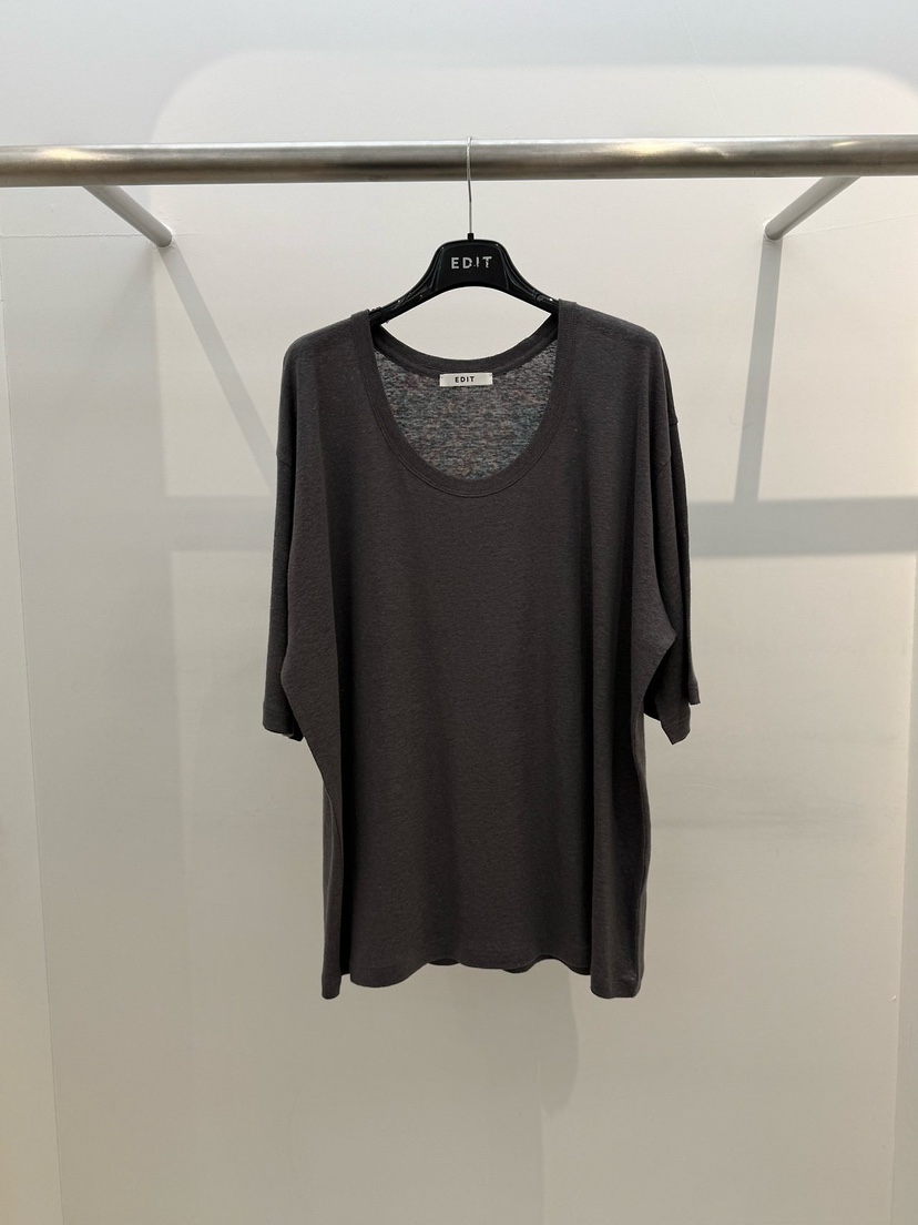 EDIT韓國直郵實拍女裝新款熱賣休閑職業26夏季人氣時尚T恤EDITT恤圖色3墨色