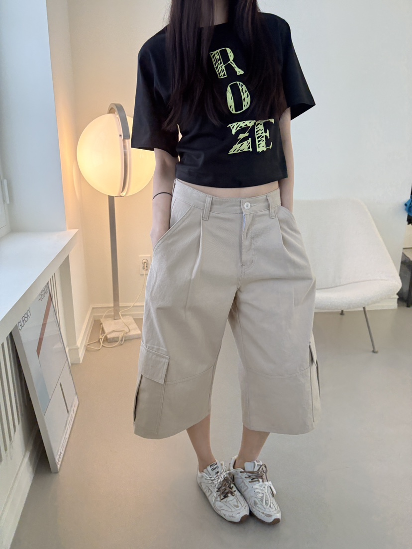 LUMIPLE韓國直郵女裝新品職業熱賣26春夏時尚26夏季休閑T恤LUMIPLET恤