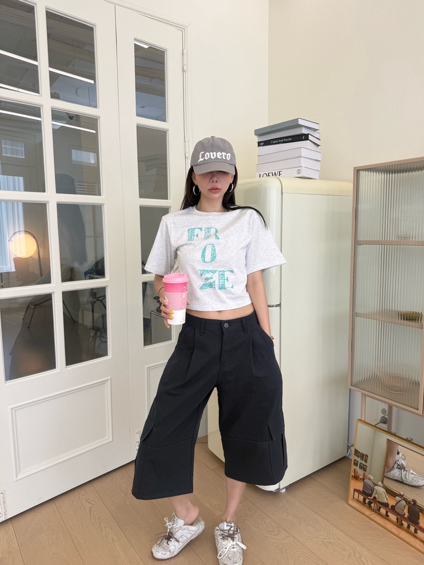 LUMIPLE韓國直郵女裝新品職業熱賣26春夏時尚26夏季休閑T恤LUMIPLET恤