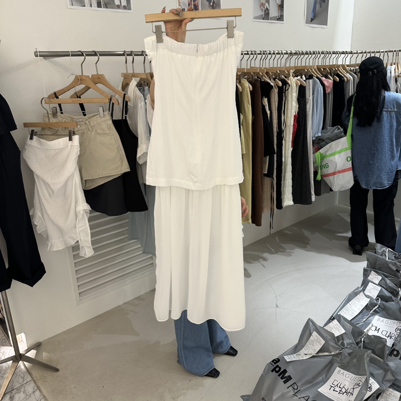 BAGUETTE-P韓國代購女士新品26春夏職業休閑26夏季連衣裙BAGUETTE-P連衣裙
