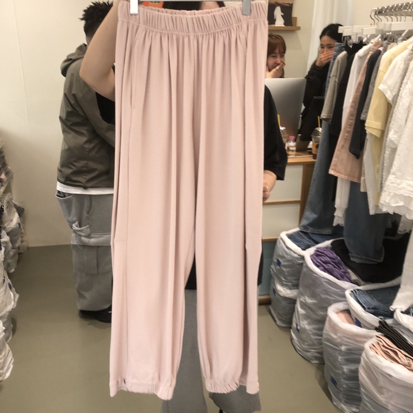 ARE韓國直郵實拍女裝新款人氣時尚熱賣26夏季休閑26春夏休閑褲ARE YOU/ARE休閑褲圖色3