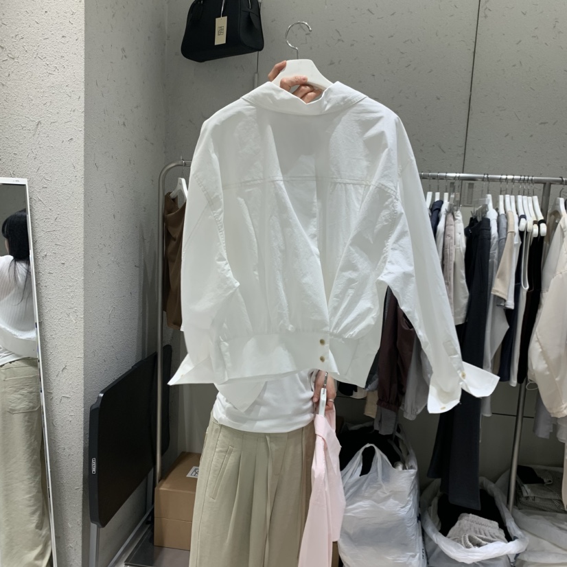 BRONZE韓國東大門代購女裝新款26夏季推薦人氣襯衫蕾絲衫BRONZE襯衫/蕾絲衫