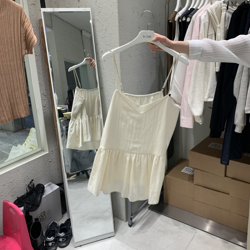 BRONZE韓國直郵實拍女士新品熱賣26夏季職業休閑吊帶背心BRONZE吊帶/背心圖色2