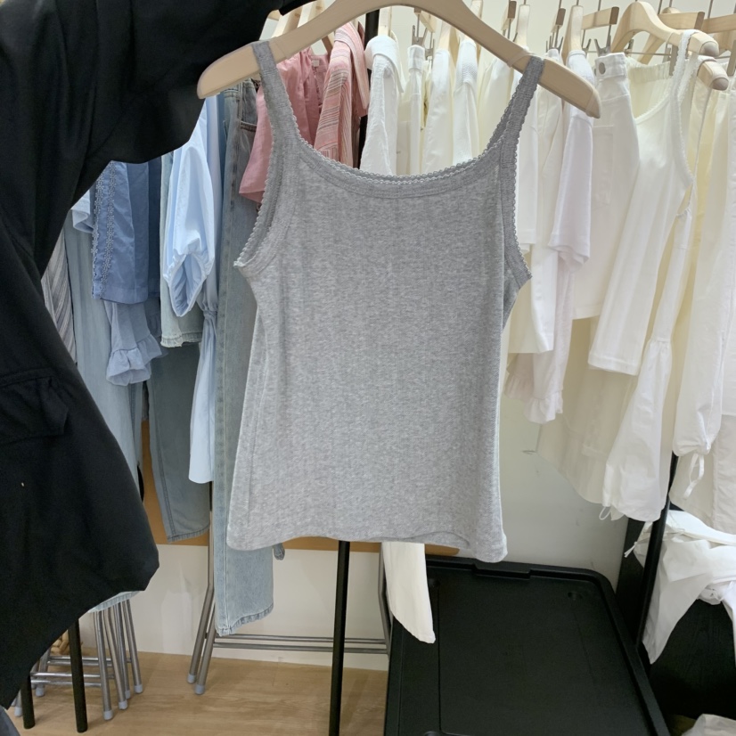 SPAGHETTI韓國東大門代購女士新品推薦熱賣26春夏吊帶背心spaghetti吊帶/背心圖色2