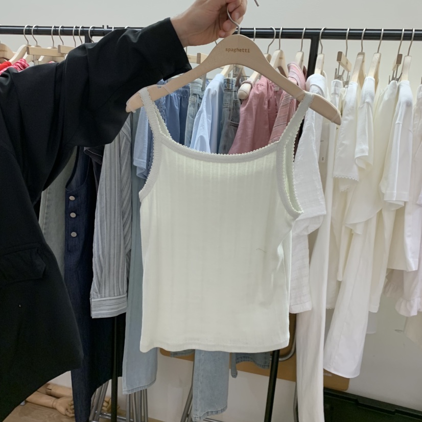 SPAGHETTI韓國東大門代購女士新品推薦熱賣26春夏吊帶背心spaghetti吊帶/背心圖色3