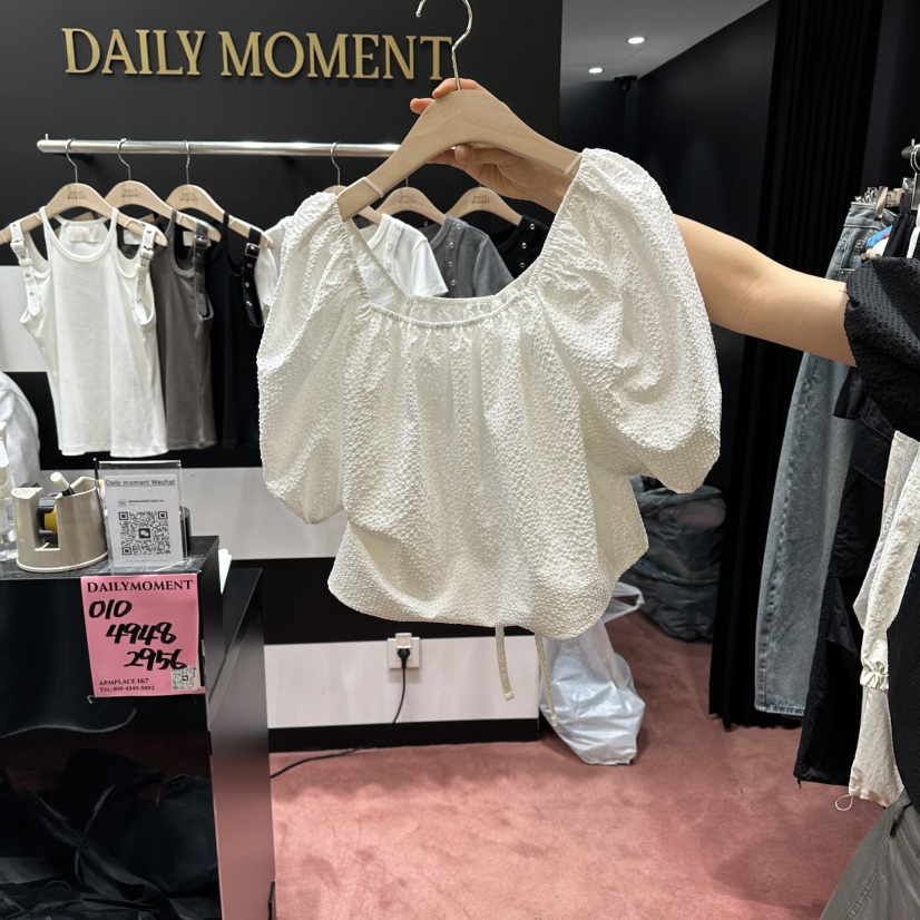 DAILY MOMENT韓國直郵女裝新品時尚人氣26夏季襯衫蕾絲衫DAILY MOMENT襯衫/蕾絲衫