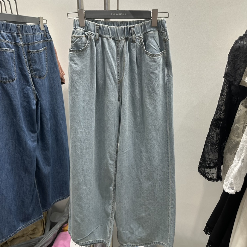 TARABY MOTION韓國直郵女士新款時尚推薦熱賣牛仔褲寬松TARABY MOTION牛仔褲圖色1