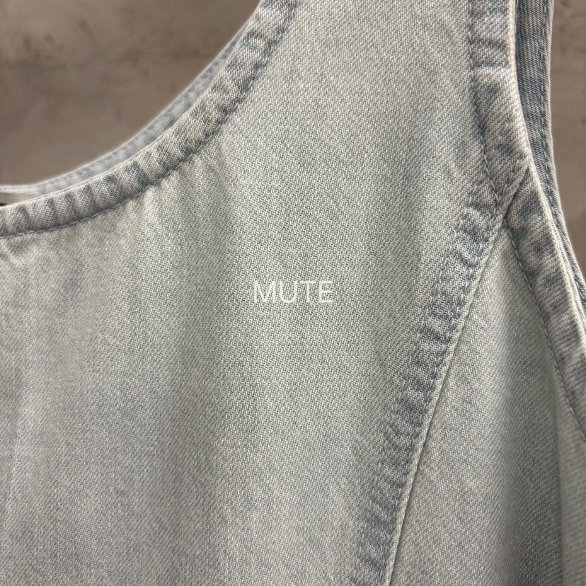 MUTE-P東大門實拍韓國女裝新品26春夏推薦熱賣連衣裙含腰帶MUTE連衣裙