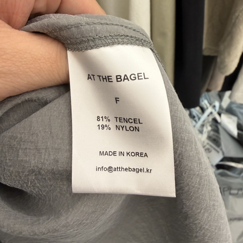 AT THE BAGEL韓國直郵實拍女裝新款推薦時尚襯衫蕾絲衫AT THE BAGEL襯衫/蕾絲衫