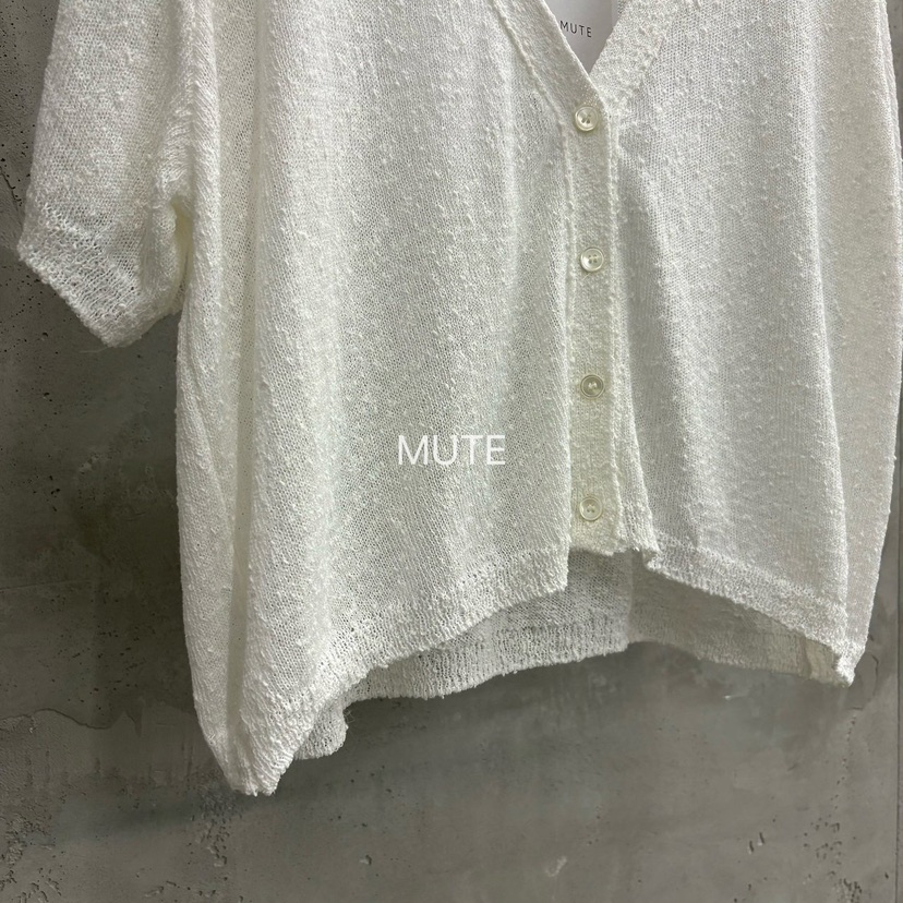 MUTE-P韓國直郵女士新品26夏季熱賣推薦休閑職業針織衫開衫MUTE針織衫