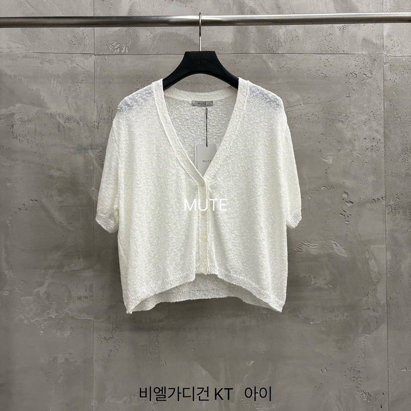 MUTE-P韓國直郵女士新品26夏季熱賣推薦休閑職業針織衫開衫MUTE針織衫圖色1