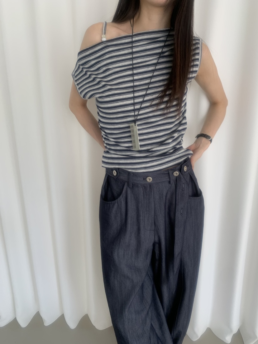 TRUE韓國直郵實拍女士新品時尚休閑推薦26春夏人氣T恤串珠TRUET恤