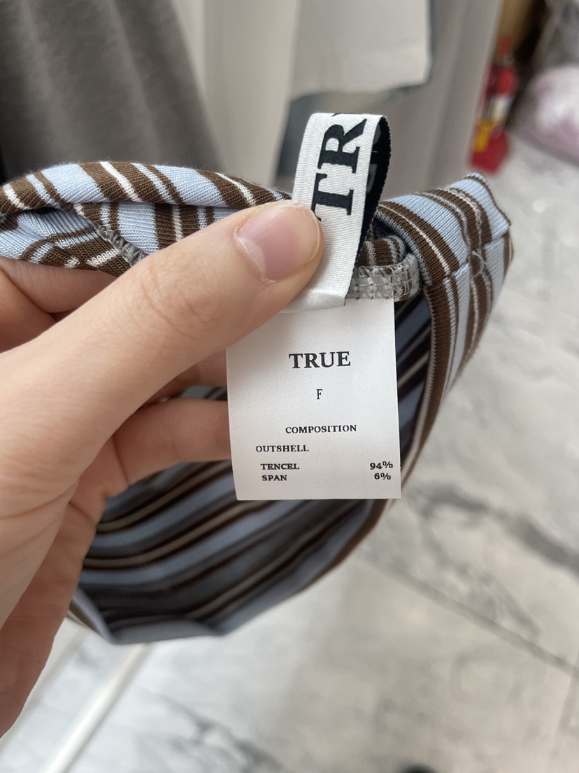 TRUE韓國直郵實拍女士新品時尚休閑推薦26春夏人氣T恤串珠TRUET恤