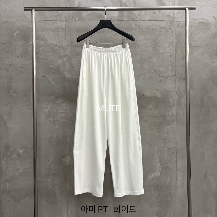 MUTE-P韓國代購女士新款人氣26夏季時尚職業26春夏休閑褲MUTE休閑褲圖色1白色