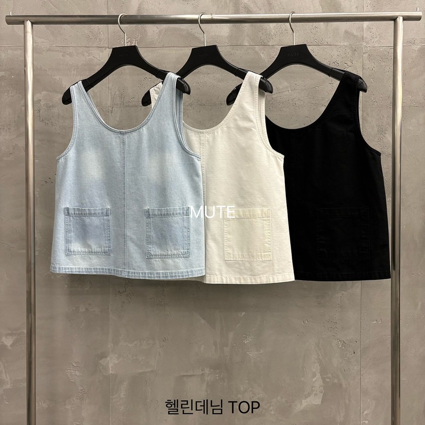 MUTE-P韓國直郵女士新款26夏季時尚26春夏休閑人氣吊帶背心MUTE吊帶/背心
