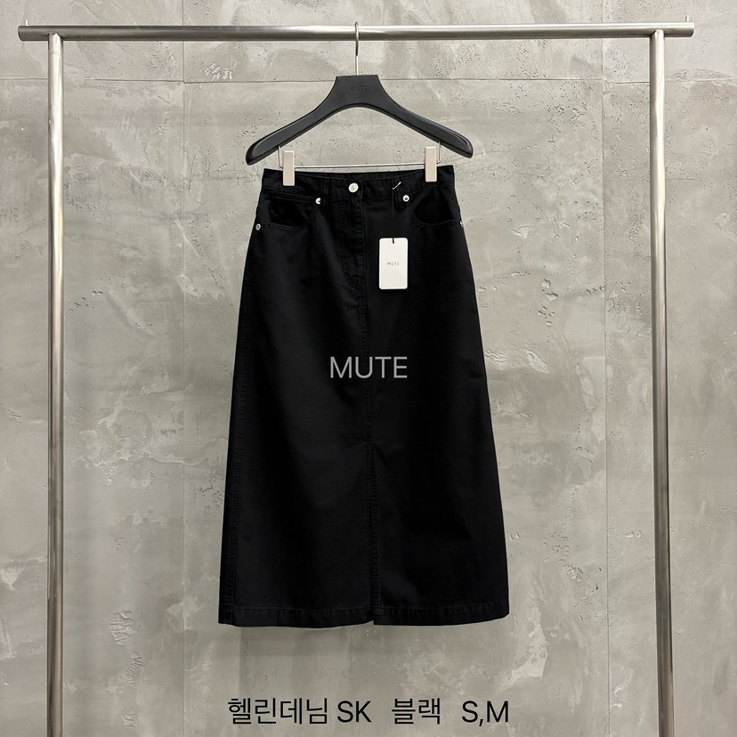MUTE-P韓國東大門直郵女士新款推薦26夏季熱賣職業休閑長裙MUTE長裙圖色3