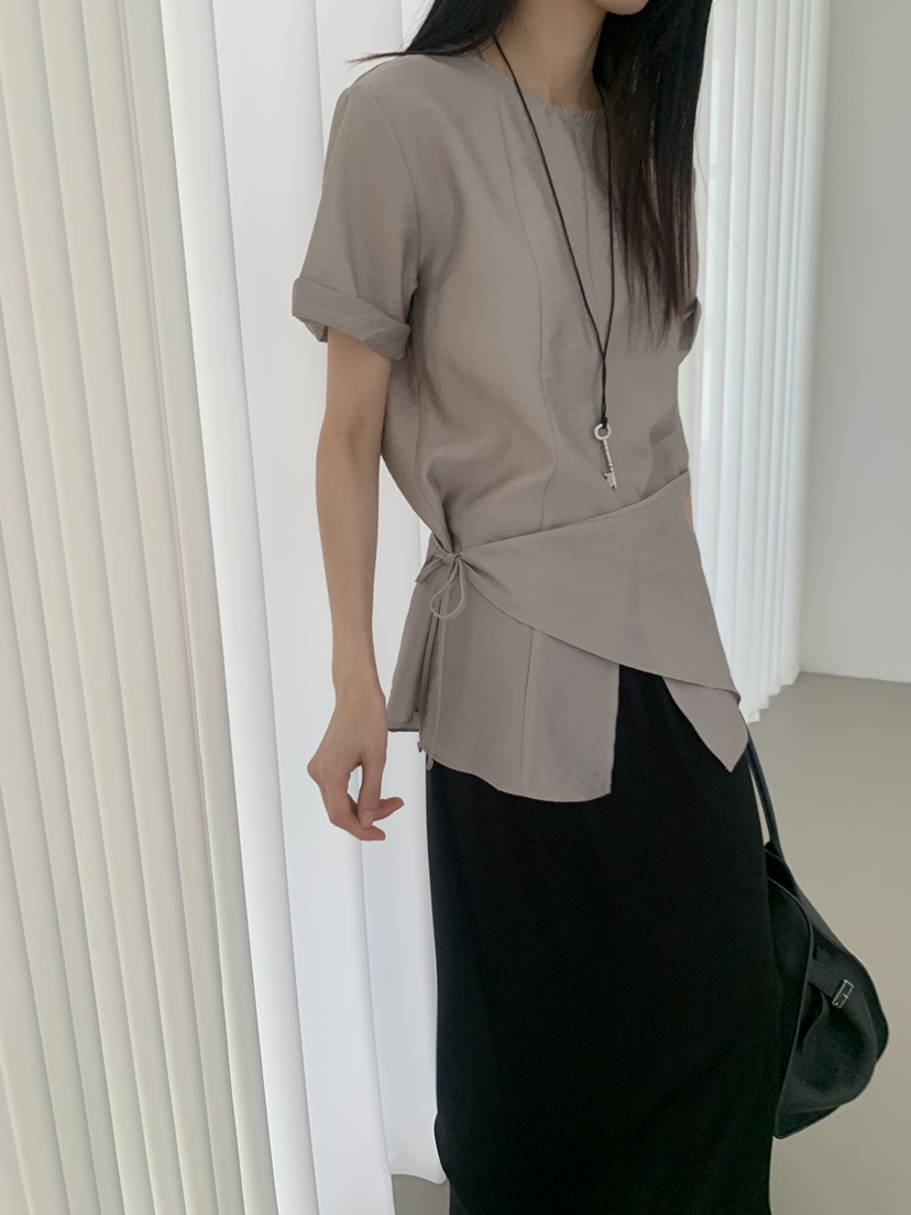 TRUE韓國直郵女士新品時尚熱賣26夏季26春夏人氣襯衫蕾絲衫TRUE襯衫/蕾絲衫