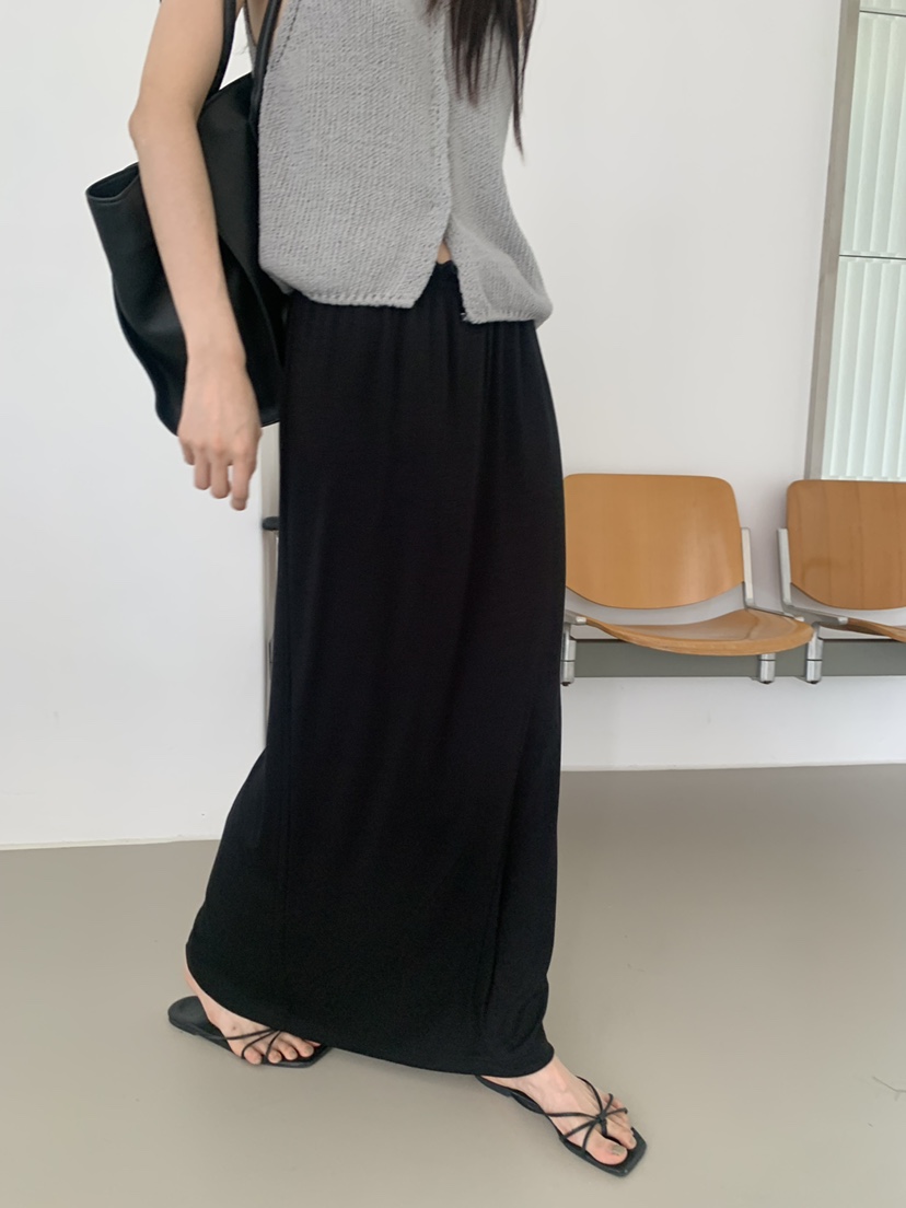 TRUE韓國代購女士新款休閑26春夏職業時尚26夏季熱賣長裙TRUE長裙