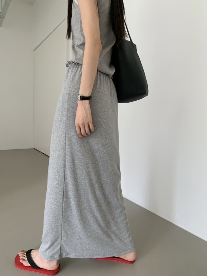 TRUE韓國代購女士新款休閑26春夏職業時尚26夏季熱賣長裙TRUE長裙