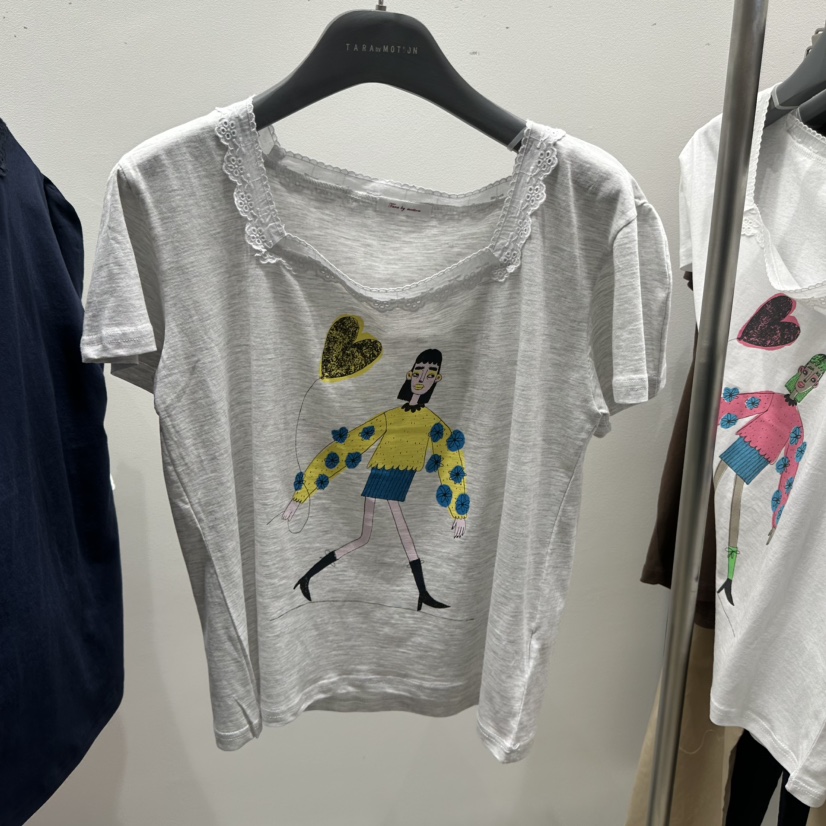 TARABY MOTION韓國直郵女裝新品時尚推薦26春夏熱賣26夏季T恤TARABY MOTIONT恤圖色3