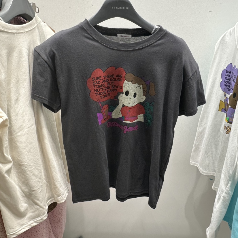 TARABY MOTION韓國直郵女士新品推薦人氣26春夏休閑26夏季T恤TARABY MOTIONT恤圖色3