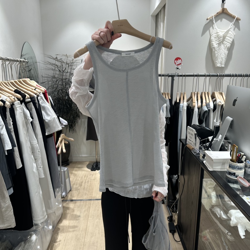 DDAY韓國代購女士新品時尚26夏季熱賣人氣推薦26春夏吊帶背心DDAY吊帶/背心