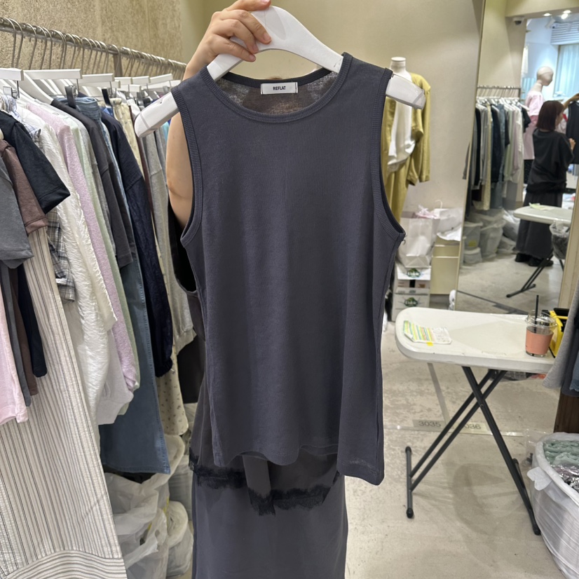 REFLAT韓國東大門代購女裝新品人氣職業26春夏休閑吊帶背心REFLAT吊帶/背心圖色3