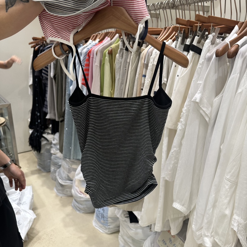 MELO韓國直郵實拍女裝新品時尚26夏季職業26春夏吊帶背心MELO吊帶/背心