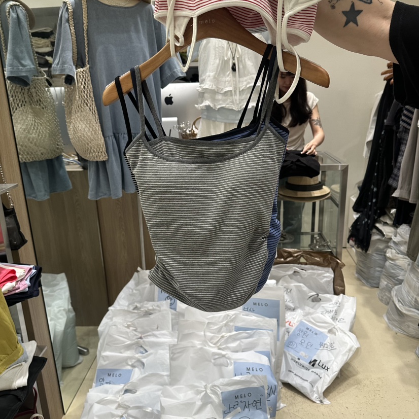 MELO韓國直郵實拍女裝新品時尚26夏季職業26春夏吊帶背心MELO吊帶/背心圖色3