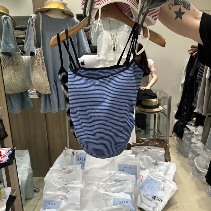 MELO韓國直郵實拍女裝新品時尚26夏季職業26春夏吊帶背心MELO吊帶/背心圖色4