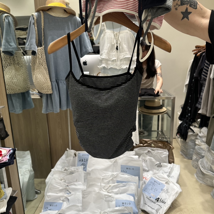 MELO韓國直郵實拍女裝新品時尚26夏季職業26春夏吊帶背心MELO吊帶/背心圖色5