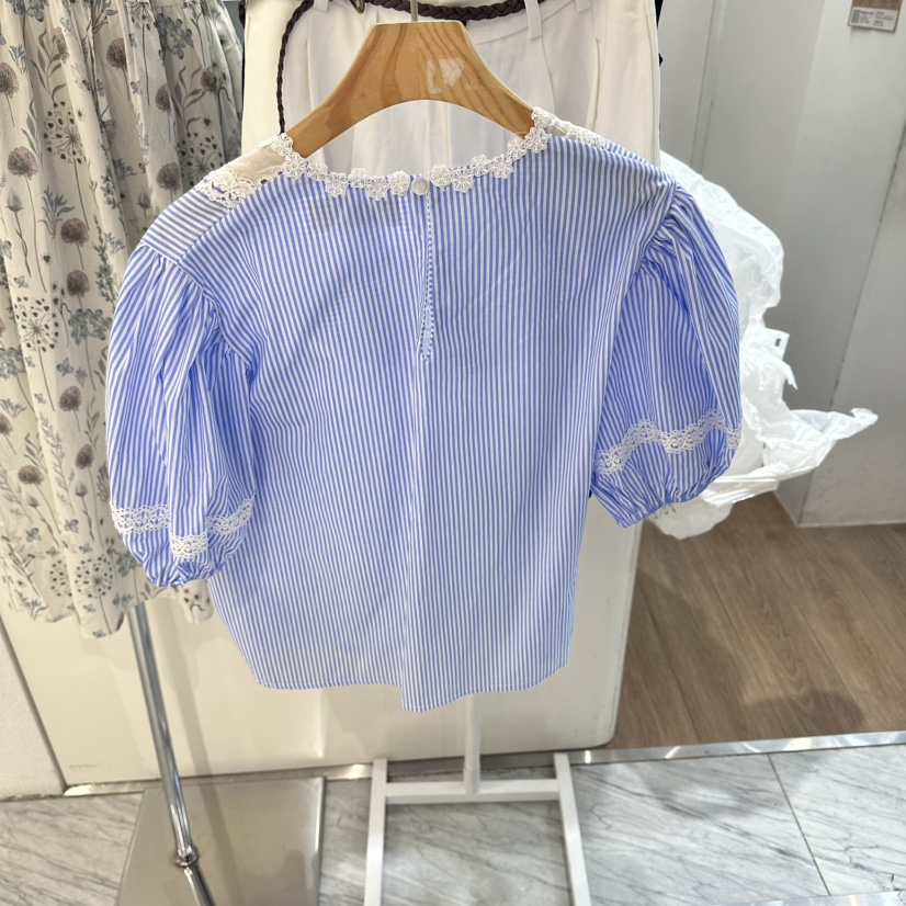 ABLESTUDIO韓國東大門代購女士新品職業26夏季襯衫蕾絲衫ABLESTUDIO襯衫/蕾絲衫