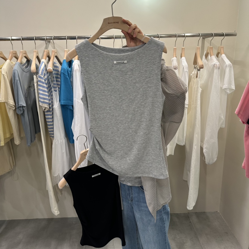 URBANSTORY/REMAKING韓國東大門代購女裝新品休閑吊帶背心Remaking/URBANSTORY吊帶/背心圖色2
