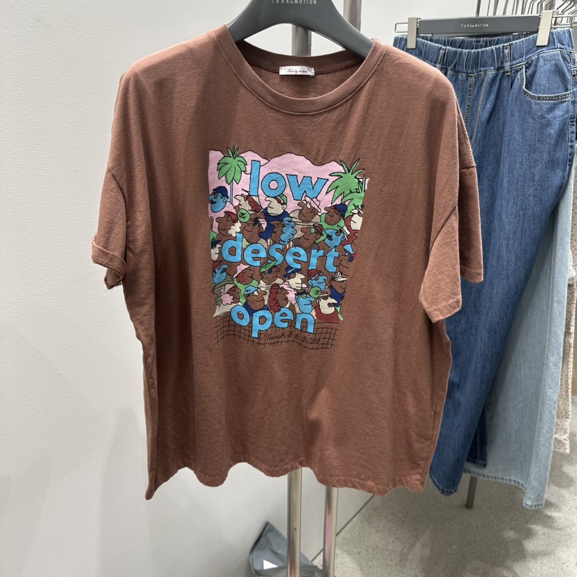 TARABY MOTION韓國東大門代購女士新款職業休閑26春夏T恤TARABY MOTIONT恤圖色1