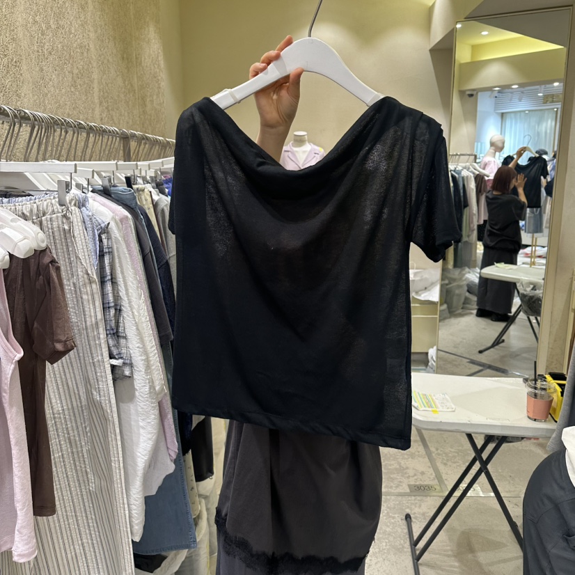 REFLAT韓國直郵女士新品時尚休閑人氣職業26春夏26夏季T恤REFLATT恤圖色3