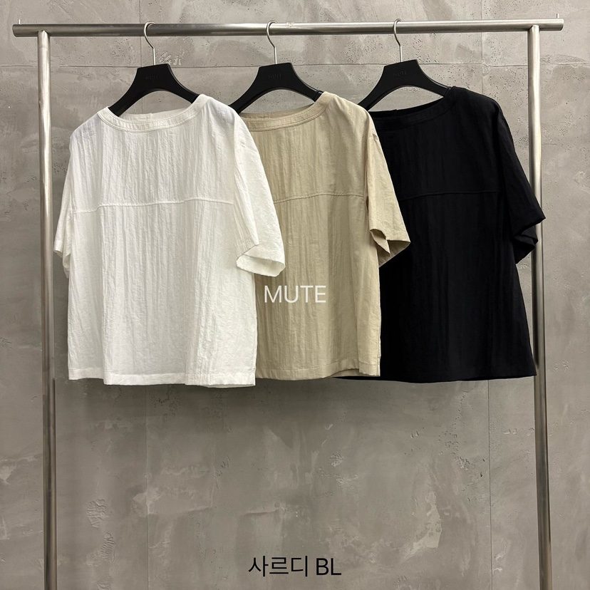 MUTE-P韓國直郵女士新款熱賣時尚推薦人氣職業襯衫蕾絲衫MUTE襯衫/蕾絲衫