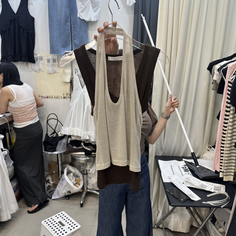 BILLION-L韓國直郵實拍女士新款26夏季26春夏套裝套裝雙層BILLION-L套裝圖色4