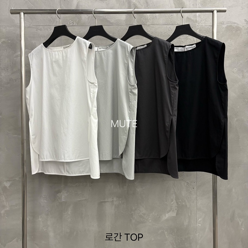 MUTE-P韓國代購女裝新款人氣熱賣職業26春夏休閑吊帶背心MUTE吊帶/背心