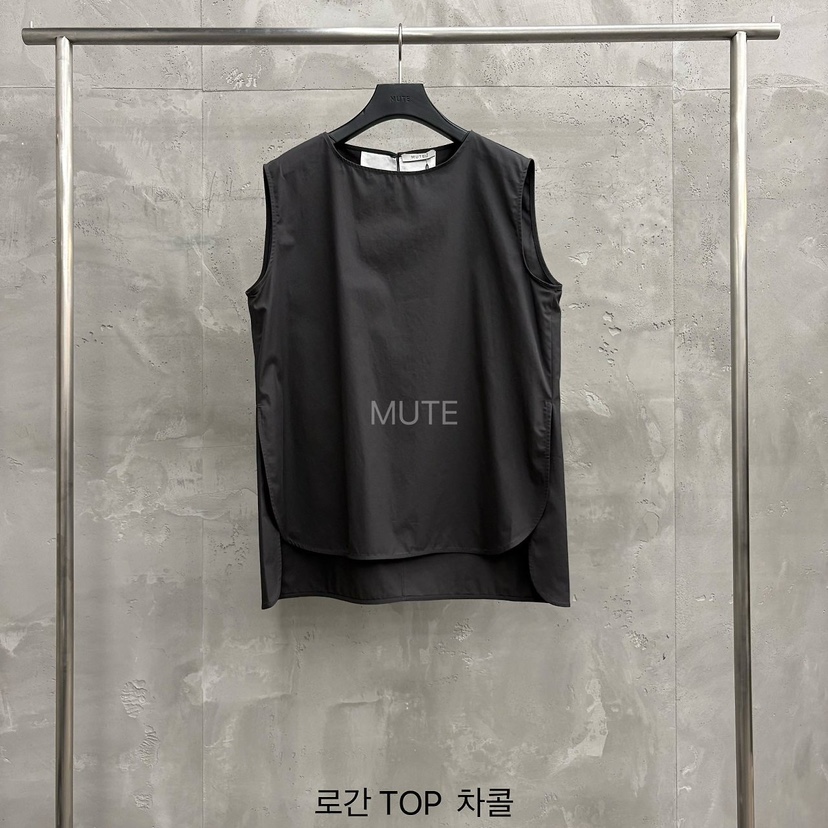 MUTE-P韓國代購女裝新款人氣熱賣職業26春夏休閑吊帶背心MUTE吊帶/背心圖色3墨色
