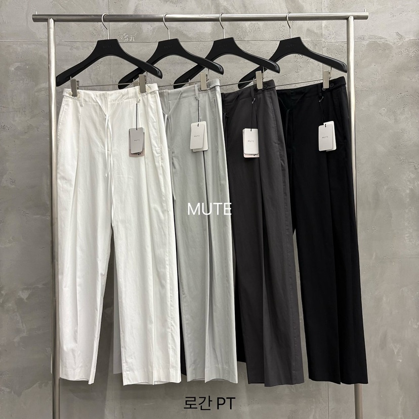 MUTE-P韓國東大門代購女裝新款26夏季熱賣26春夏休閑休閑褲MUTE休閑褲