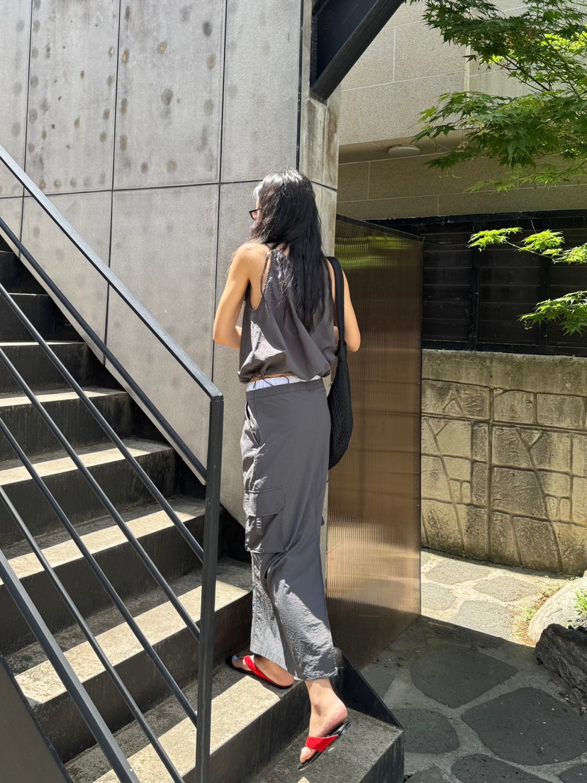 LIMLIMLIM韓國東大門代購女裝新品推薦26夏季時尚長裙撞色LIM LIM LIM長裙