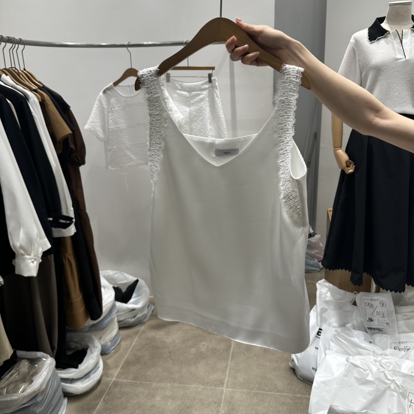 ENVY韓國東大門直郵女士新品職業熱賣人氣休閑吊帶背心蕾絲ENVY吊帶/背心圖色1