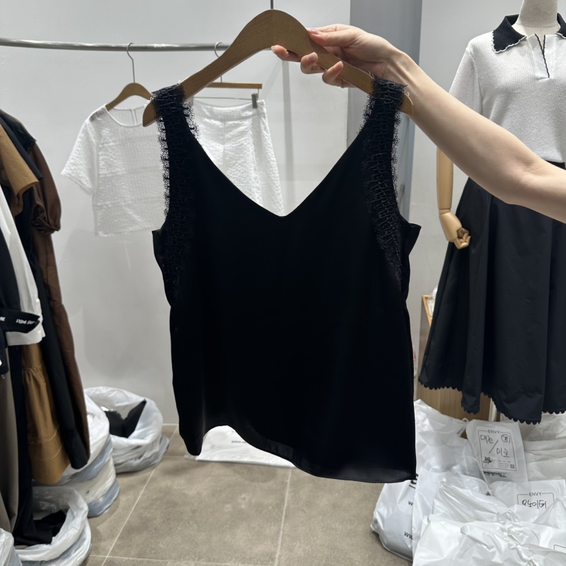 ENVY韓國東大門直郵女士新品職業熱賣人氣休閑吊帶背心蕾絲ENVY吊帶/背心圖色2