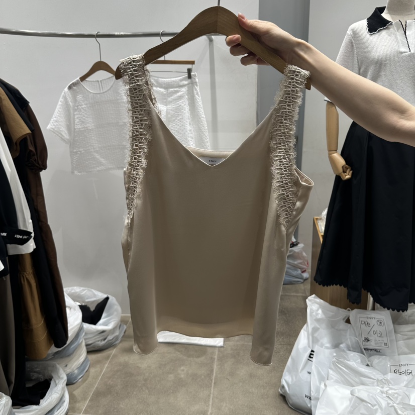 ENVY韓國東大門直郵女士新品職業熱賣人氣休閑吊帶背心蕾絲ENVY吊帶/背心圖色3