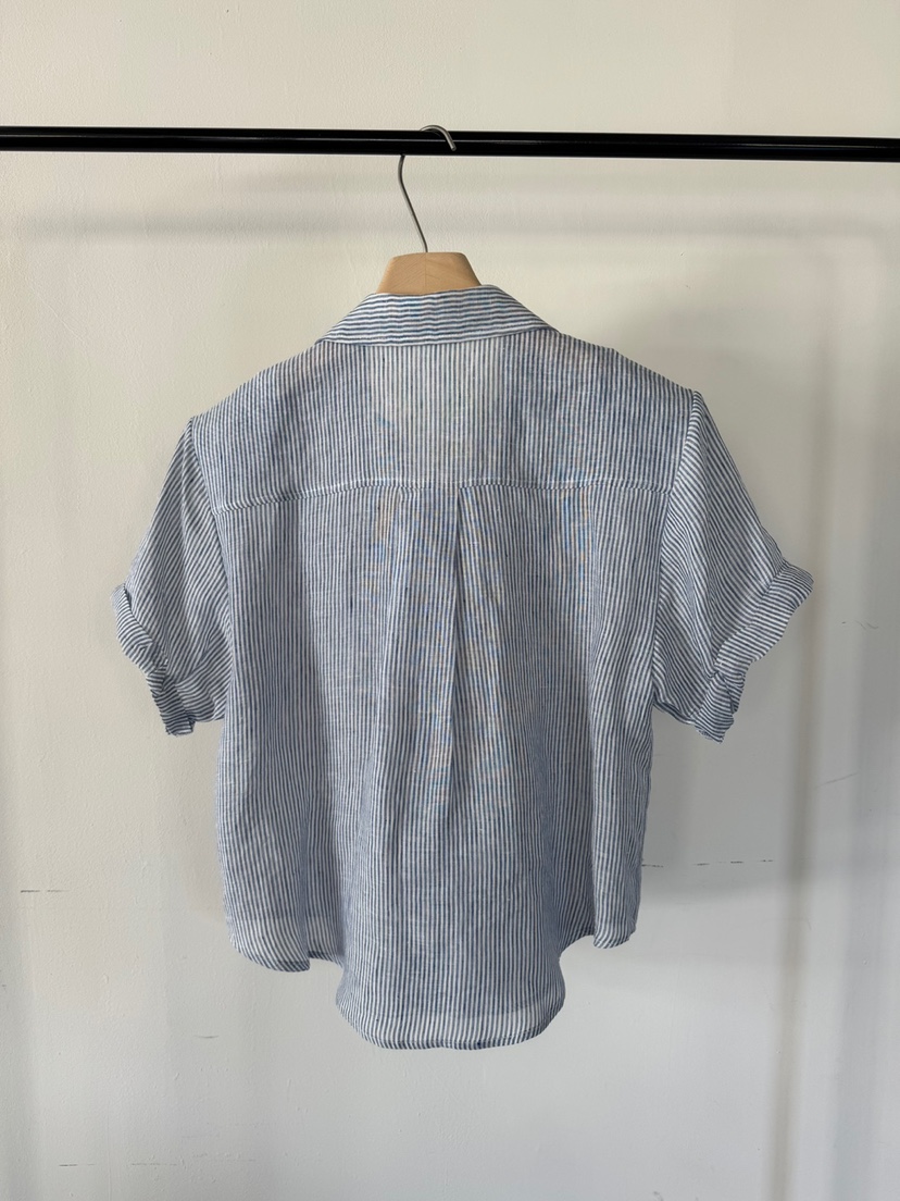 LIMLIMLIM東大門實拍韓國女士新品26夏季休閑襯衫蕾絲衫亞麻LIM LIM LIM襯衫/蕾絲衫